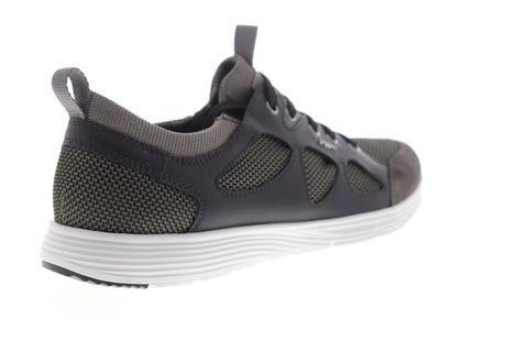 Geox U Snapish U722DB01446C9211 Mens Black Mesh Lace Up Low Top Sneakers Shoes