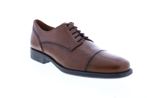 Geox U Federico A Mens Brown Leather Oxfords & Lace Ups Cap Toe Shoes