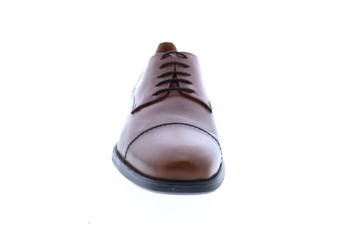 Geox U Federico A Mens Brown Leather Oxfords & Lace Ups Cap Toe Shoes