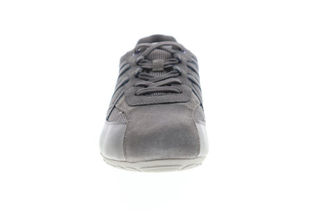 Geox U Ravex U743FB0AU14C9004 Mens Gray Suede Lace Up Low Top Sneakers Shoes