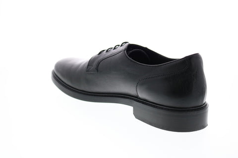 Geox U Curtwain B Mens Black Leather Oxfords & Lace Ups Plain Toe Shoes