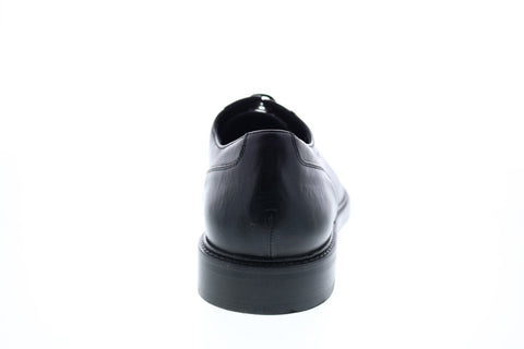 Geox U Curtwain B Mens Black Leather Oxfords & Lace Ups Plain Toe Shoes