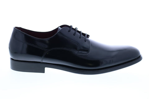 Geox U Hampstead A Mens Black Patent Leather Loafers & Slip Ons Penny Shoes