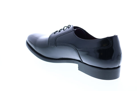 Geox U Hampstead A Mens Black Patent Leather Loafers & Slip Ons Penny Shoes