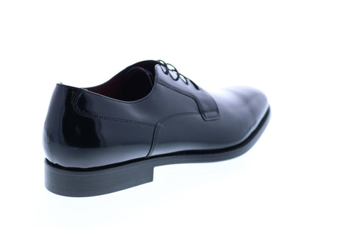 Geox U Hampstead A Mens Black Patent Leather Loafers & Slip Ons Penny Shoes