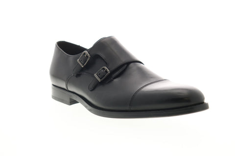 Geox U Hampstead B Mens Black Leather Oxfords & Lace Ups Plain Toe Shoes