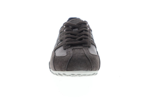 Geox U Snake U8207E022MECL6F4 Mens Gray Suede Lace Up Low Top Sneakers Shoes