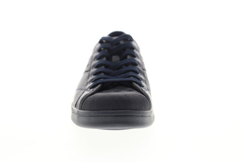 Geox U Warrens U820LI08554C4002 Mens Blue Leather Low Top Sneakers Shoes