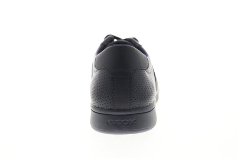 Geox U Warrens U820LI08554C4002 Mens Blue Leather Low Top Sneakers Shoes
