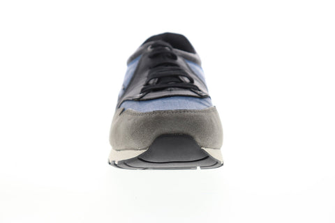 Geox U Mansel U824AA02285C9EF3 Mens Gray Suede Lace Up Low Top Sneakers Shoes