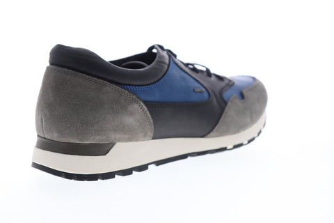 Geox U Mansel U824AA02285C9EF3 Mens Gray Suede Lace Up Low Top Sneakers Shoes