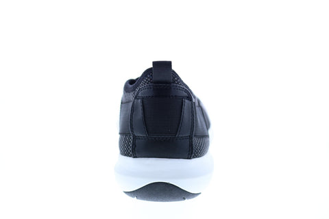Geox U Traccia B Mens Black Canvas Lace Up Euro Sneakers Shoes