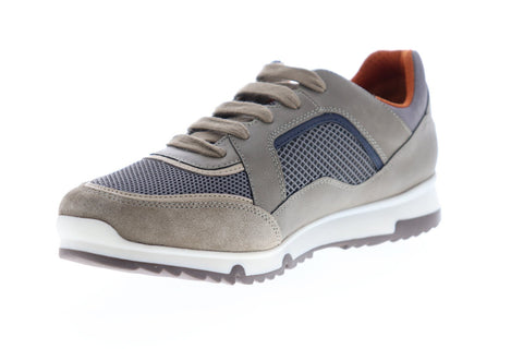 Geox U Wilmer U823XA01422C5Z9A Mens Gray Mesh Lace Up Low Top Sneakers Shoes