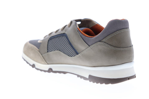 Geox U Wilmer U823XA01422C5Z9A Mens Gray Mesh Lace Up Low Top Sneakers Shoes