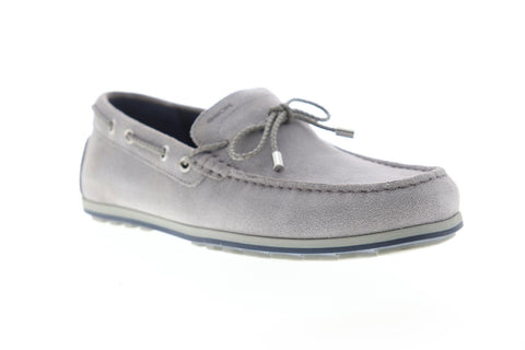 Geox U Mirvin U824LB00022C9007 Mens Gray Suede Casual Slip On Loafers Shoes