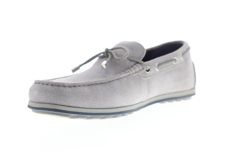 Geox U Mirvin U824LB00022C9007 Mens Gray Suede Casual Slip On Loafers Shoes