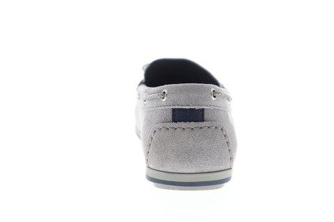 Geox U Mirvin U824LB00022C9007 Mens Gray Suede Casual Slip On Loafers Shoes