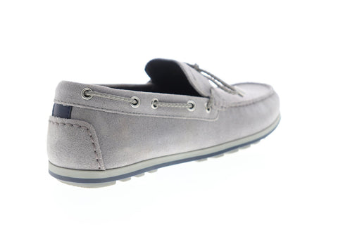 Geox U Mirvin U824LB00022C9007 Mens Gray Suede Casual Slip On Loafers Shoes