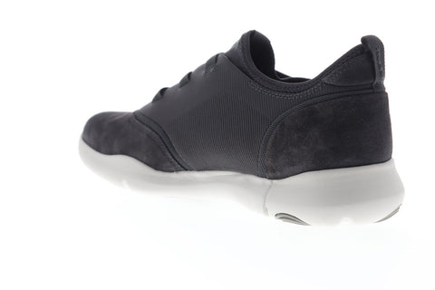 Geox U Nebula S U825AA02211C9002 Mens Gray Suede Slip On Sneakers Shoes
