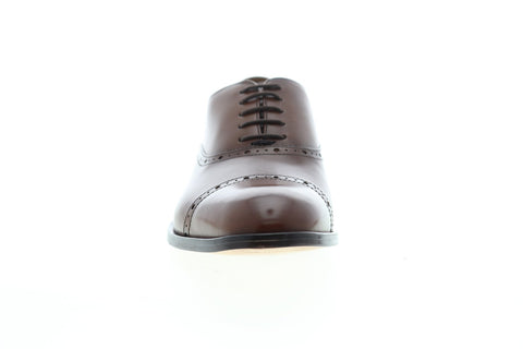 Geox U Saymore U825LA00043C6001 Mens Brown Leather Dress Oxfords Shoes