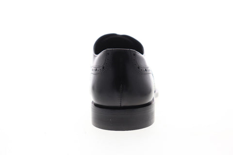 Geox U Saymore U825LA00043C9999 Mens Black Leather Dress Oxfords Shoes