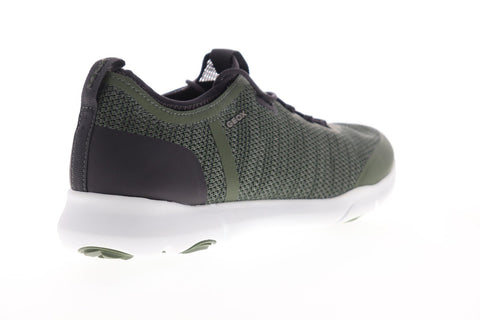 Geox U Nebula X U826BA0006KC3016 Mens Green Mesh Lace Up Low Top Sneakers Shoes