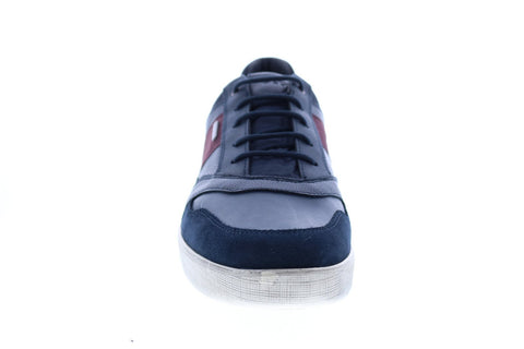 Geox U Taiki B Abx D Mens Blue Suede Lace Up Euro Sneakers Shoes