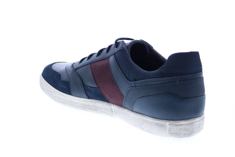 Geox U Taiki B Abx D Mens Blue Suede Lace Up Euro Sneakers Shoes