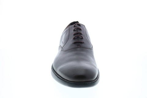 Geox U Winfred A Mens Brown Leather Oxfords & Lace Ups Plain Toe Shoes
