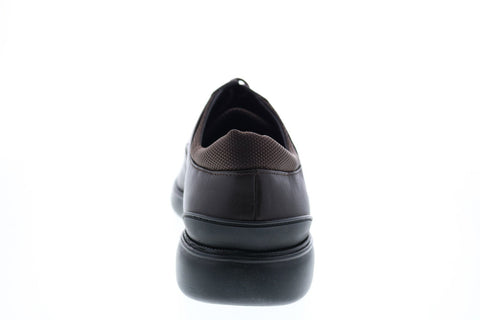 Geox U Winfred A Mens Brown Leather Oxfords & Lace Ups Plain Toe Shoes