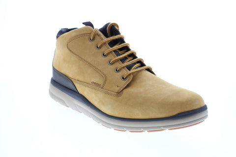 Geox U Hallson A U845UA032MEC2P6T Mens Brown Nubuck Casual Dress Boots