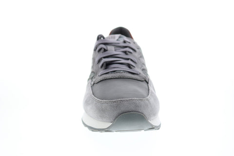 Geox U Vincit U845VC043FUC1071 Mens Gray Leather Euro Sneakers Shoes