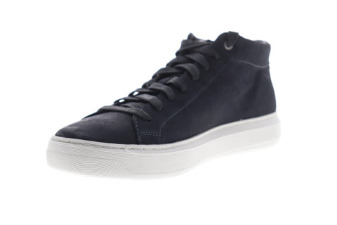 Geox U Deiven U845WA000LTC4002 Mens Blue Leather Lace Up Low Top Sneakers Shoes