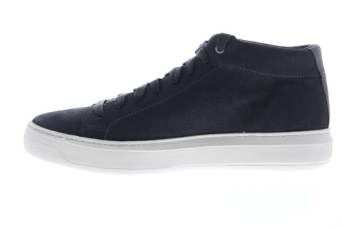 Geox U Deiven U845WA000LTC4002 Mens Blue Leather Lace Up Low Top Sneakers Shoes