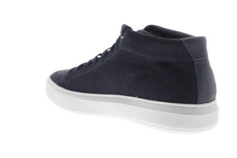 Geox U Deiven U845WA000LTC4002 Mens Blue Leather Lace Up Low Top Sneakers Shoes