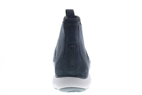 Geox U Nebula A U84D7A00022C4322 Mens Gray Suede Slip On Chelsea Boots