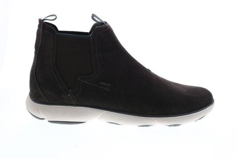 Geox U Nebula A U84D7A00022C6024 Mens Brown Suede Slip On Chelsea Boots