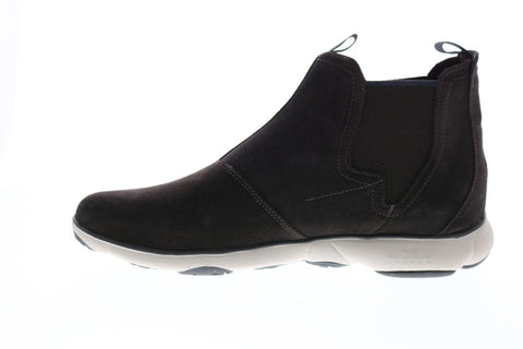Geox U Nebula A U84D7A00022C6024 Mens Brown Suede Slip On Chelsea Boots