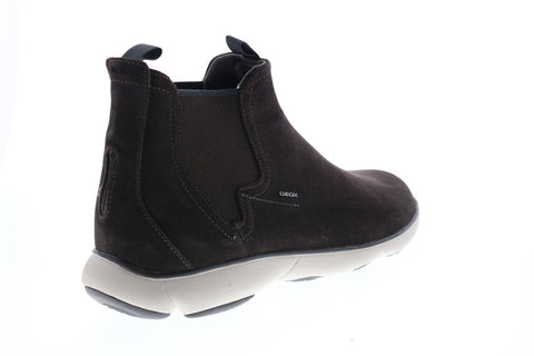Geox U Nebula A U84D7A00022C6024 Mens Brown Suede Slip On Chelsea Boots