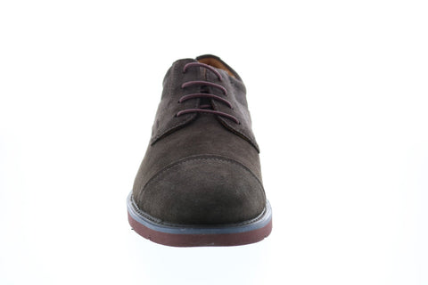 Geox U Garret A Mens Brown Suede Oxfords & Lace Ups Cap Toe Shoes