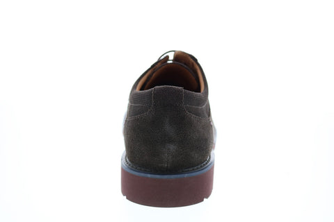 Geox U Garret A Mens Brown Suede Oxfords & Lace Ups Cap Toe Shoes