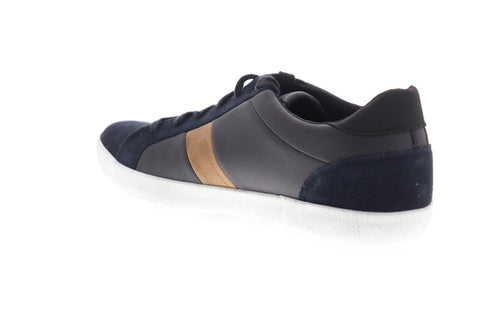 Geox U Box U84R3G022MEC4002 Mens Blue Suede Lace Up Low Top Sneakers Shoes