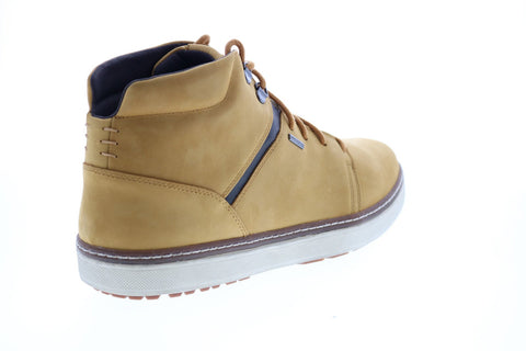 Geox U Mattias B Abx A Mens Brown Nubuck Lace Up Euro Sneakers Shoes