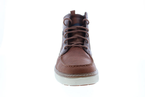 Geox U Mattias B Abx B Mens Brown Leather Lace Up Euro Sneakers Shoes