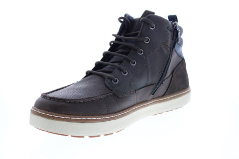 Geox U Mattias B ABX B U84T1B046EKC6TF4 Mens Brown Leather Lifestyle Sneakers Shoes