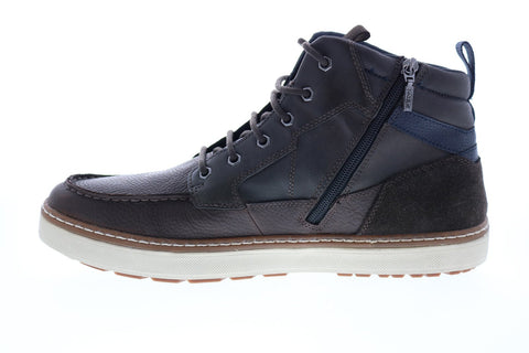 Geox U Mattias B ABX B U84T1B046EKC6TF4 Mens Brown Leather Lifestyle Sneakers Shoes