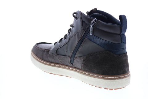 Geox U Mattias B ABX B U84T1B046EKC6TF4 Mens Brown Leather Lifestyle Sneakers Shoes