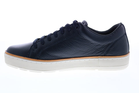 Geox U Ariam U925QC00046C4002 Mens Blue Leather Lace Up Euro Sneakers Shoes