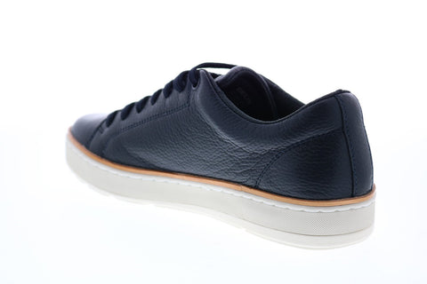 Geox U Ariam U925QC00046C4002 Mens Blue Leather Lace Up Euro Sneakers Shoes