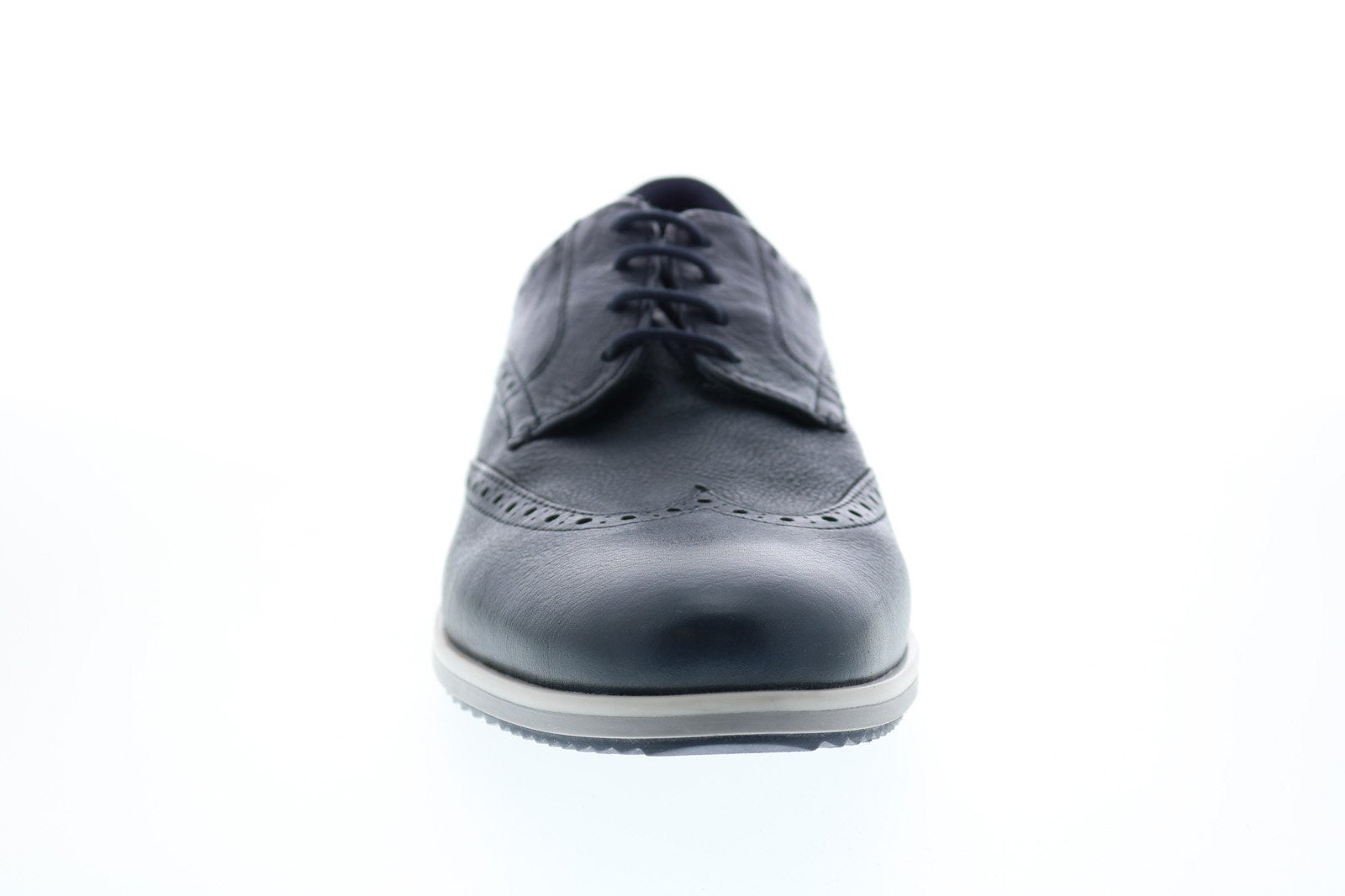 Geox U Blainey Mens Blue Leather Oxfords & Lace Ups Wingtip  display picture 3